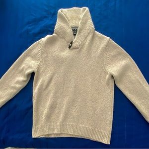Men’s Beige Turtleneck Jos. A. Bank. Size Large